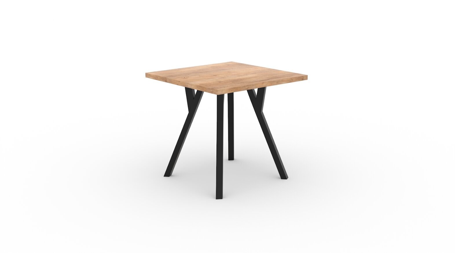 Stalas ADRK Furniture 83 Rodos, rudas цена и информация | Virtuvės ir valgomojo stalai, staliukai | pigu.lt
