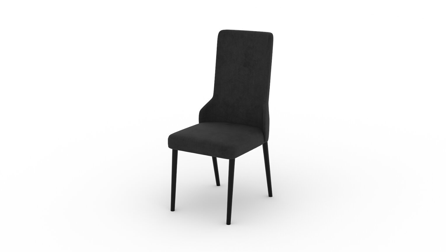 Virtuvės baldų komplektas ADRK Furniture 83 Rodos, juodas/rudas kaina ir informacija | Valgomojo komplektai | pigu.lt