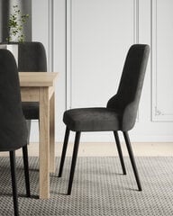 Kėdė ADRK Furniture 83 Rodos, juoda kaina ir informacija | Virtuvės ir valgomojo kėdės | pigu.lt