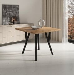 Стол ADRK Furniture 84 Rodos, коричневый цена и информация | Кухонные и обеденные столы | pigu.lt