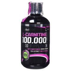 Biotech L-Carnitine 100.000 Liquid 500 мл цена и информация | Жиросжигатели | pigu.lt