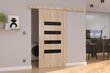 Stumdomos durys nišai ADRK Furniture Forli 86, rudos kaina ir informacija | Spintos | pigu.lt