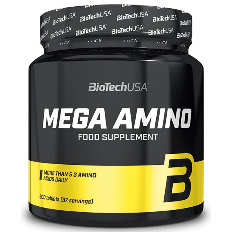 Biotech Mega Amino 300 tab. цена и информация | Aminorūgštys | pigu.lt