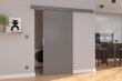Stumdomos durys nišai ADRK Furniture Pixi 96, pilkos kaina ir informacija | Spintos | pigu.lt