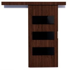 Stumdomos durys nišai ADRK Furniture Ares 76, rudos kaina ir informacija | Spintos | pigu.lt
