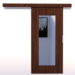 Stumdomos durys nišai ADRK Furniture Nela 76, rudos kaina ir informacija | Spintos | pigu.lt