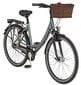 Pintas krepšys ratams, rudos spalvos, skirtas vairui kaina ir informacija | Kiti dviračių priedai ir aksesuarai | pigu.lt