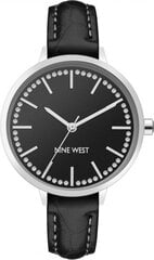 Женские часы Nine West NW_2555BKBK цена и информация | Мужские часы | pigu.lt