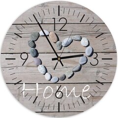 Настенные часы, Дом, 80x80см цена и информация | Часы | pigu.lt