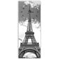 Sieninis laikrodis Eifelio bokštas debesyse kaina ir informacija | Laikrodžiai | pigu.lt