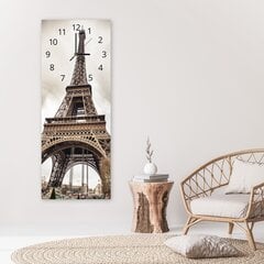Настенные часы, Эйфелева башня, 40x118см цена и информация | Часы | pigu.lt