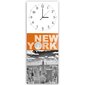 Sieninis laikrodis Niujorko miestas kaina ir informacija | Laikrodžiai | pigu.lt