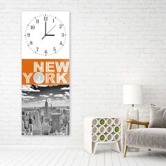 Настенные часы, Город Нью-Йорк, 40x118см цена и информация | Часы | pigu.lt