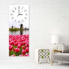 Настенные часы, Голландский пейзаж, 40x118см цена и информация | Часы | pigu.lt