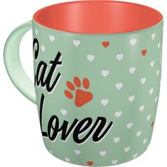 Puodelis Cat Lover, 330 ml kaina ir informacija | Originalūs puodeliai | pigu.lt