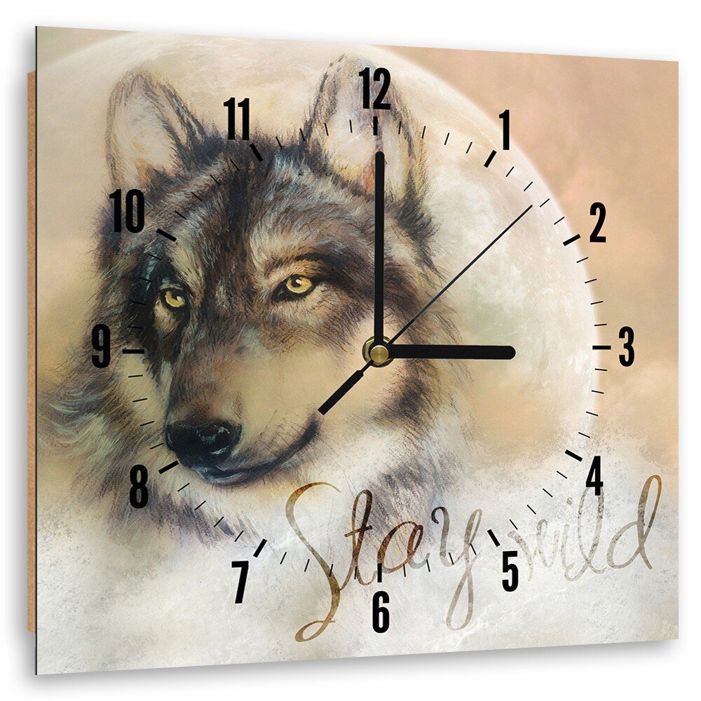 Sieninis laikrodis Išlik laukinis kaina ir informacija | Laikrodžiai | pigu.lt