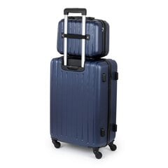 Mažas lagaminas Solier STL902 XS, mėlynas kaina ir informacija | Lagaminai, kelioniniai krepšiai | pigu.lt