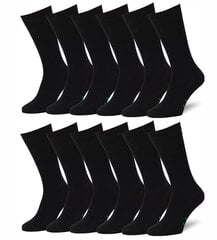 Детские носки EASTON MARLOWE Premium, 35-38, черные, 12 пар цена и информация | Носки, колготки для мальчиков | pigu.lt