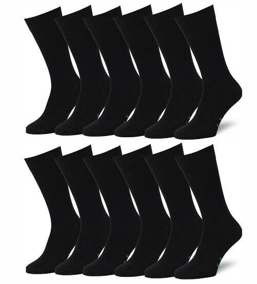 Kojinės vaikams Easton Marloew Premium kojinės, juodos, 12 porų kaina ir informacija | Kojinės, pėdkelnės berniukams | pigu.lt