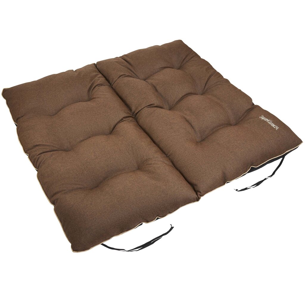 Sodo pagalvėlių 2+1 komplėktas SuperKissen24, rudas kaina ir informacija | Pagalvės, užvalkalai, apsaugos | pigu.lt