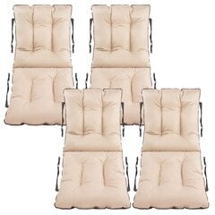 Sodo pagalvėlių 4 dalių rinkinys SuperKissen24, šviesiai rudas kaina ir informacija | Pagalvės, užvalkalai, apsaugos | pigu.lt