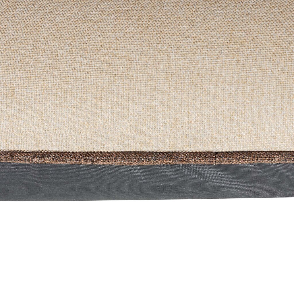 Sodo pagalvėlių 4 dalių rinkinys SuperKissen24, linas, šviesiai rudas цена и информация | Pagalvės, užvalkalai, apsaugos | pigu.lt