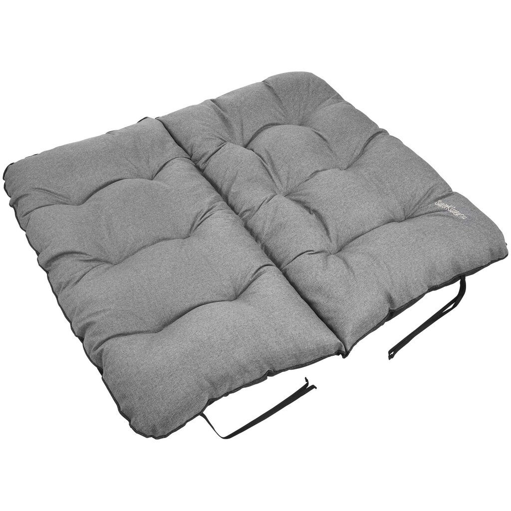 Sodo pagalvėlių 2+1 komplektas, SuperKissen24, pilkas kaina ir informacija | Pagalvės, užvalkalai, apsaugos | pigu.lt