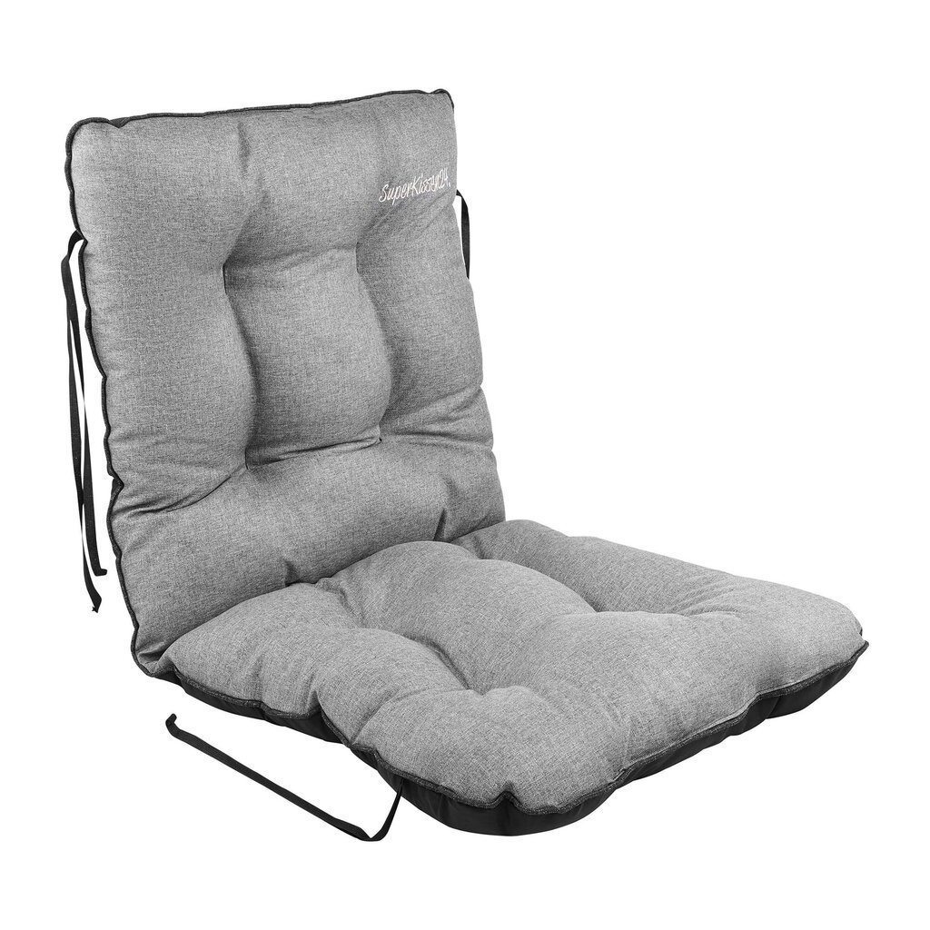 Sodo pagalvėlių 2+1 komplektas SuperKissen24, pilkas цена и информация | Pagalvės, užvalkalai, apsaugos | pigu.lt
