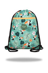 Sportinis maišelis CoolPack Vert Toucans, F070662 цена и информация | Школьные рюкзаки, спортивные сумки | pigu.lt