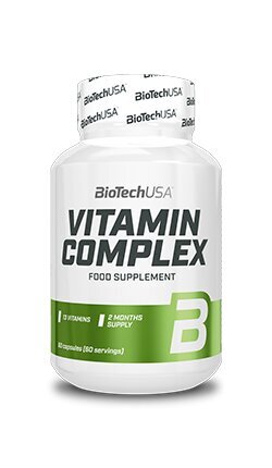 Maisto papildas Biotech Vitamin Complex 60 tab. цена и информация | Vitaminai | pigu.lt