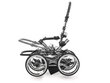 Universalus vežimėlis Lonex King 2in1 K07, Black цена и информация | Vežimėliai | pigu.lt
