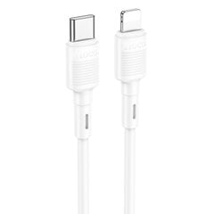 USB кабель Hoco X83 PD20W Type-C to Lightning 1.0m черный цена и информация | Кабели для телефонов | pigu.lt