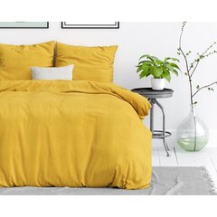 Комплект постельного белья Stone Washed 200x220см, горчично-желтый, 100% хлопок, выстиранный камнем цена и информация | Комплекты постельного белья | pigu.lt
