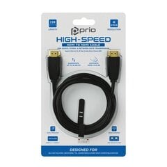 Prio HDMI, 2 m kaina ir informacija | Kabeliai ir laidai | pigu.lt