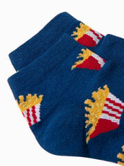 Medvilninės kojinės vyrams Edoti 121652-23, mėlynos цена и информация | Мужские носки | pigu.lt