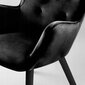 Fotelis su kėdute Windu Sofatel, juodas kaina ir informacija | Svetainės foteliai | pigu.lt