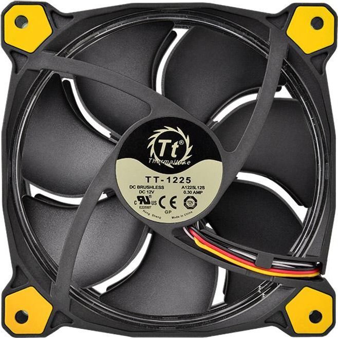 Thermaltake Riing 14 LED CL-F039-PL14YL-A kaina ir informacija | Kompiuterių ventiliatoriai | pigu.lt