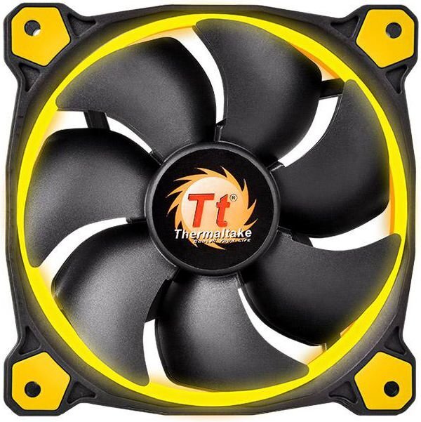 Thermaltake Riing 14 LED CL-F039-PL14YL-A kaina ir informacija | Kompiuterių ventiliatoriai | pigu.lt