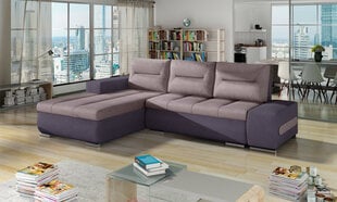Kairinė kampinė sofa Eltap Ottavio, rožinė/violetinė kaina ir informacija | Minkšti kampai | pigu.lt