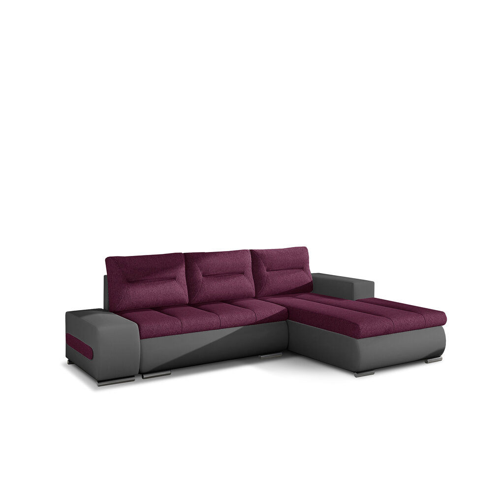 Dešininė kampinė sofa Eltap Ottavio, violetinė/pilka цена и информация | Minkšti kampai | pigu.lt