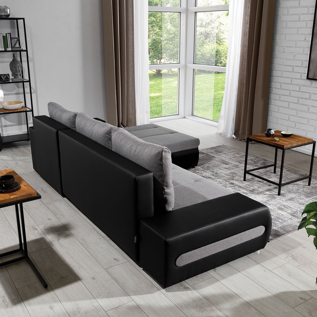 Dešininė kampinė sofa Eltap Ottavio, violetinė/pilka цена и информация | Minkšti kampai | pigu.lt