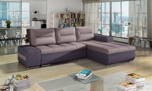 Dešininė kampinė sofa Eltap Ottavio, rožinė/violetinė kaina ir informacija | Minkšti kampai | pigu.lt