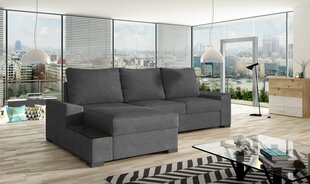 Kairinė kampinė sofa Negro, pilka kaina ir informacija | Minkšti kampai | pigu.lt