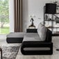 Kairinė kampinė sofa Eltap Ottavio, violetinė/pilka цена и информация | Minkšti kampai | pigu.lt