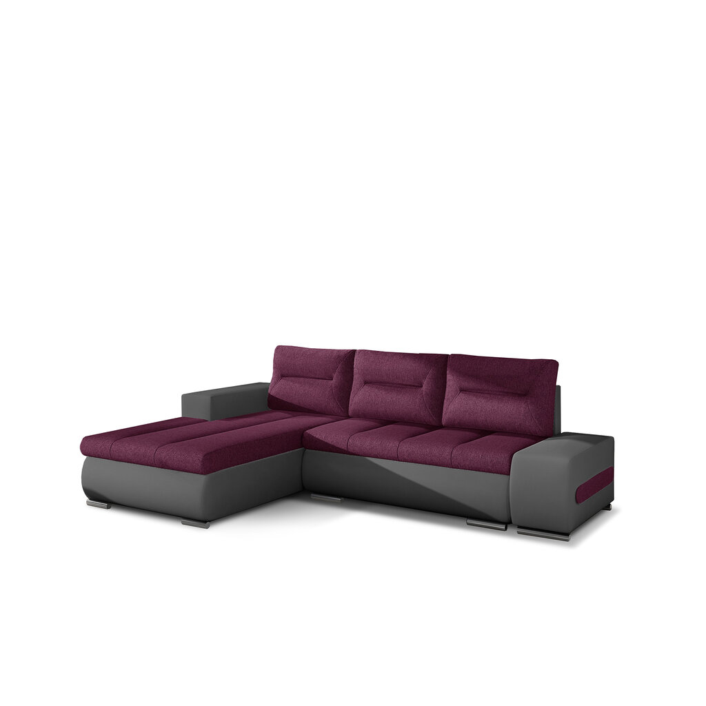 Kairinė kampinė sofa Eltap Ottavio, violetinė/pilka цена и информация | Minkšti kampai | pigu.lt