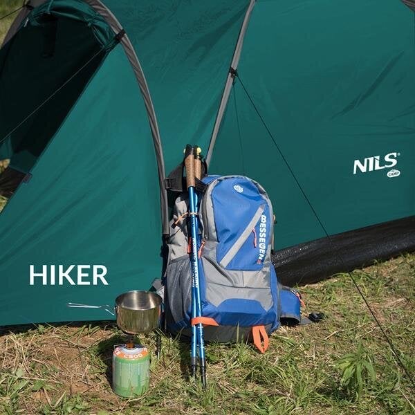 Palapinė Nils Camp NC6010 Hiker, žalia цена и информация | Palapinės | pigu.lt