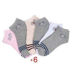Женские короткие носки  6177-2, 6 пар цена и информация | Женские носки | pigu.lt
