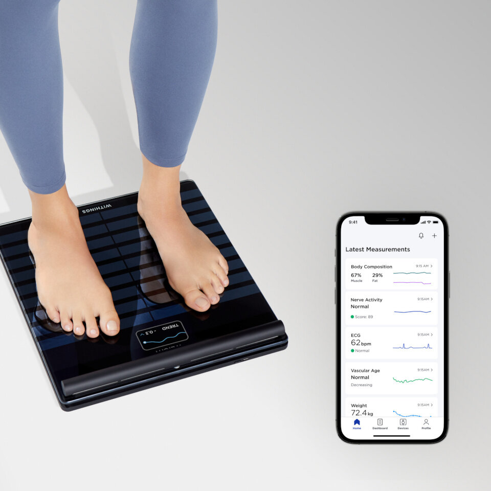 Withings Body Scan kaina ir informacija | Svarstyklės (buitinės) | pigu.lt