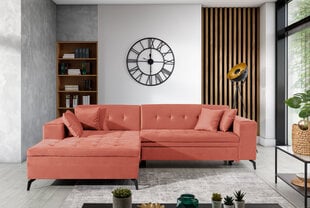 Мягкий уголок Eltap Solange, оранжевый цвет цена и информация | Угловые диваны | pigu.lt