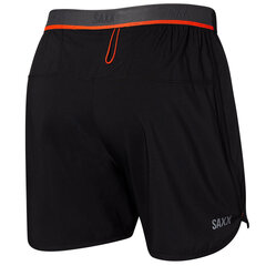 Bėgimo šortai vyrams Saxx Hightail 2n1 Run Short 5" 66763-601, juodi kaina ir informacija | Sportinė apranga vyrams | pigu.lt